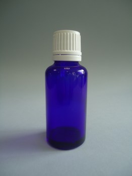 frasco destilagotas 30 ml azul cobalto